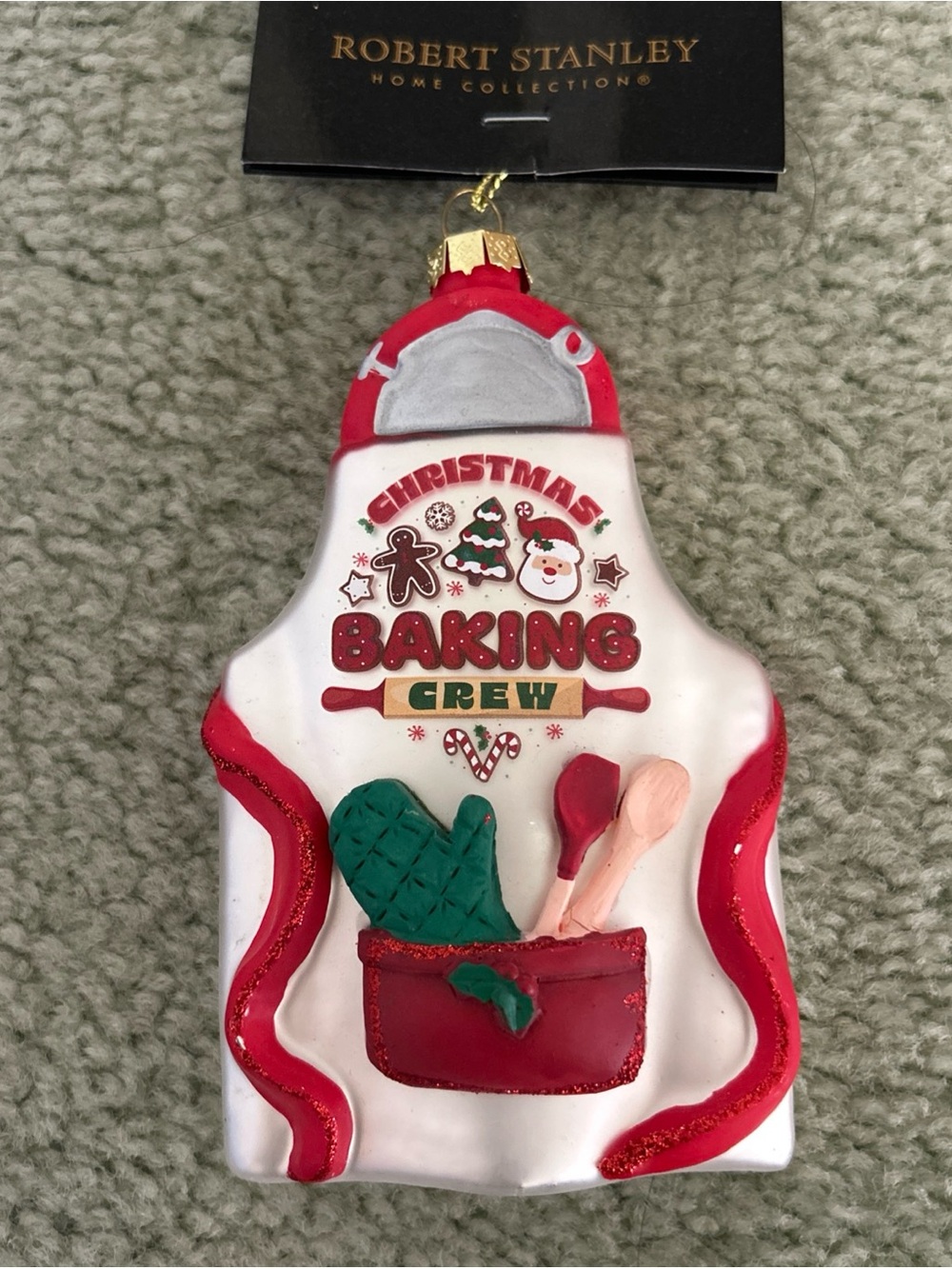 Robert Stanley Glass Baking Crew Christmas Ornament